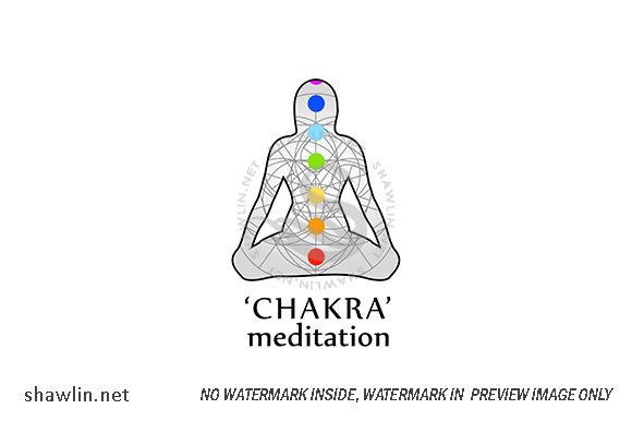 Download Chakra Meditation with Respective Colors - Colors Collection