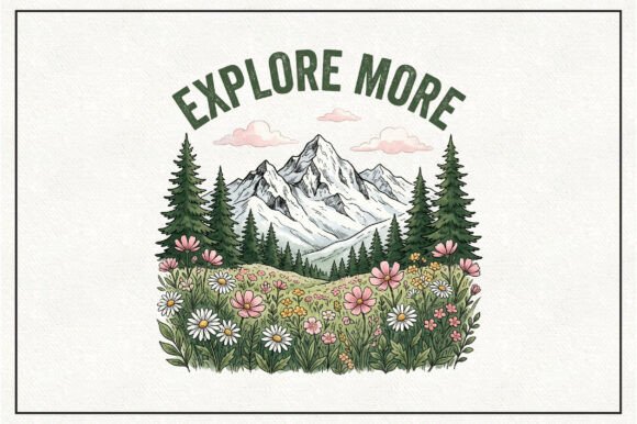 Download Explore More Mountain Vintage Nature - Vintage Collection