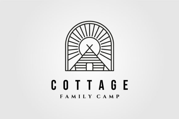 Download Cottage Retro Logo Vintage Vector - Vintage Collection