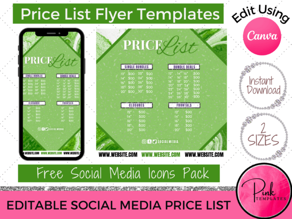 Download Beauty Hair Price List Flyer - Beauty hair Collection